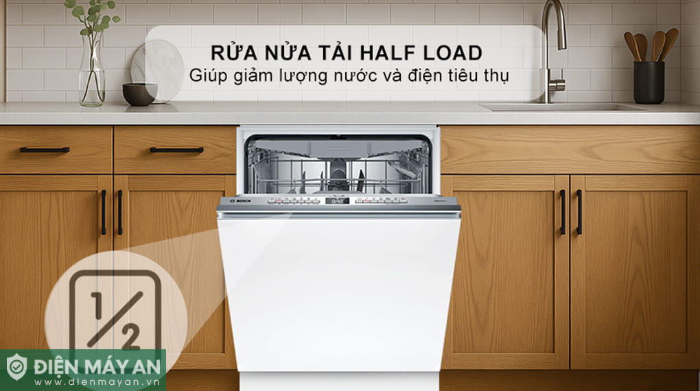 Máy rửa bát âm toàn phần Bosch Serie 4 SMV4HCX19E
